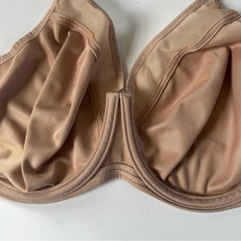 Elomi Smooth Seamless Banded Bra Underwire Tan Sahara 36F (UK)/ 36G (US) - Picture 10 of 11
